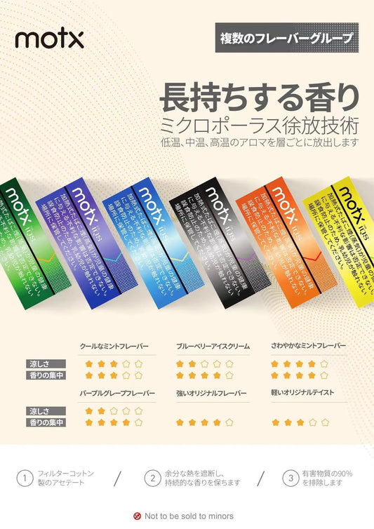 🔥當日發貨🔥MOTX加熱煙 日本加熱煙/加熱不燃燒/1條10包/1包20入/IQOS/TAHE主機通用