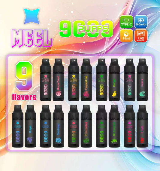 新品：meel 馬博 9000口一次性  拋棄式電子煙